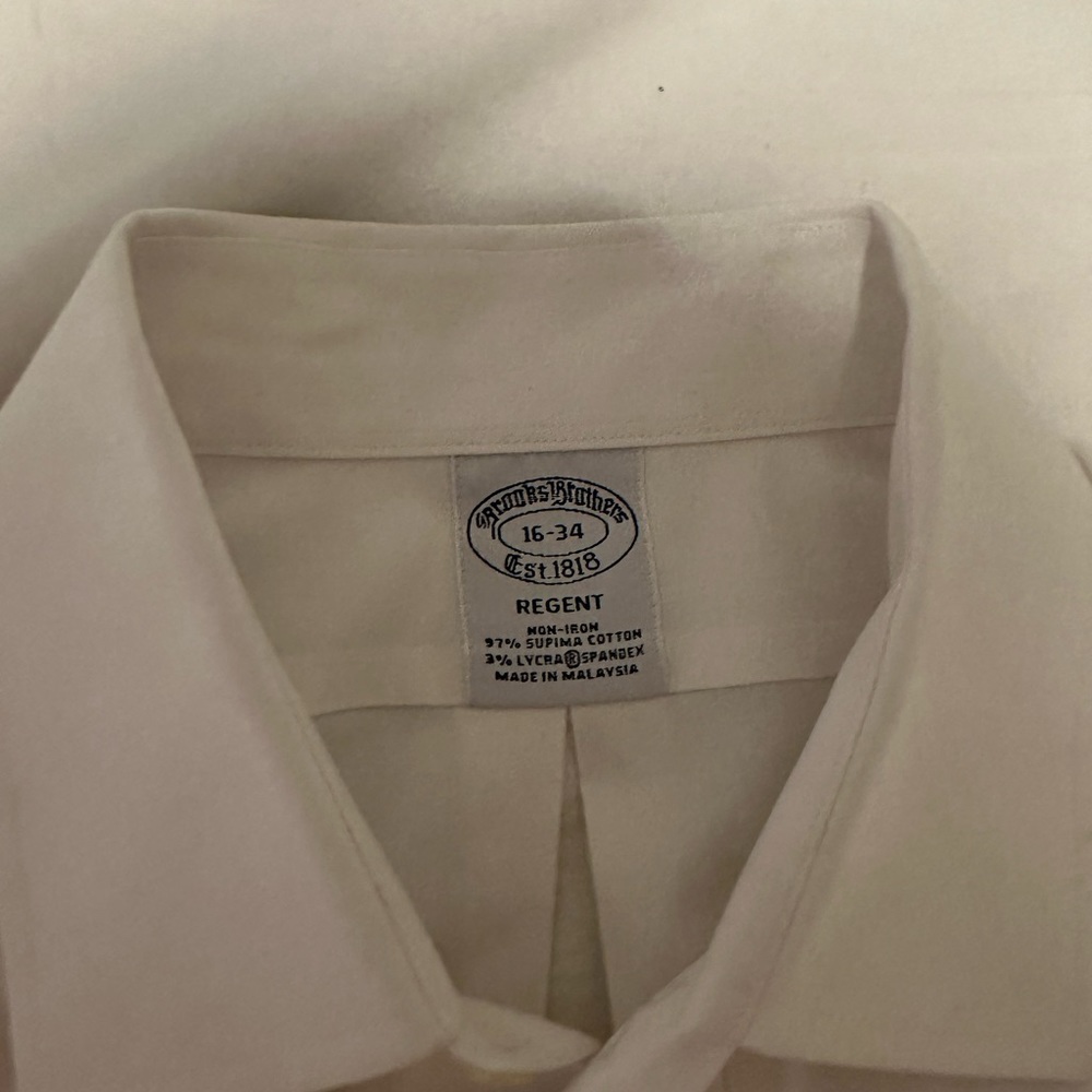 Brooks Brothers white dress shirt